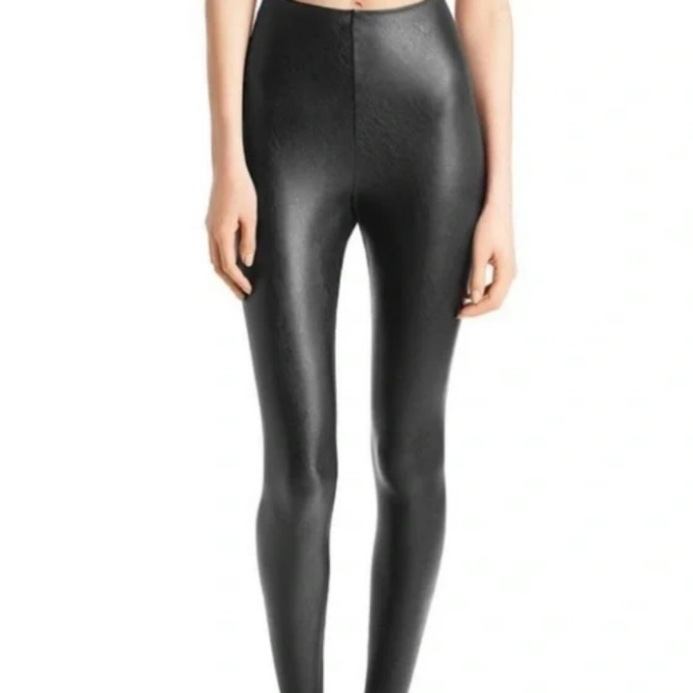 COMMANDO Control Faux Leather Leggings sz XL